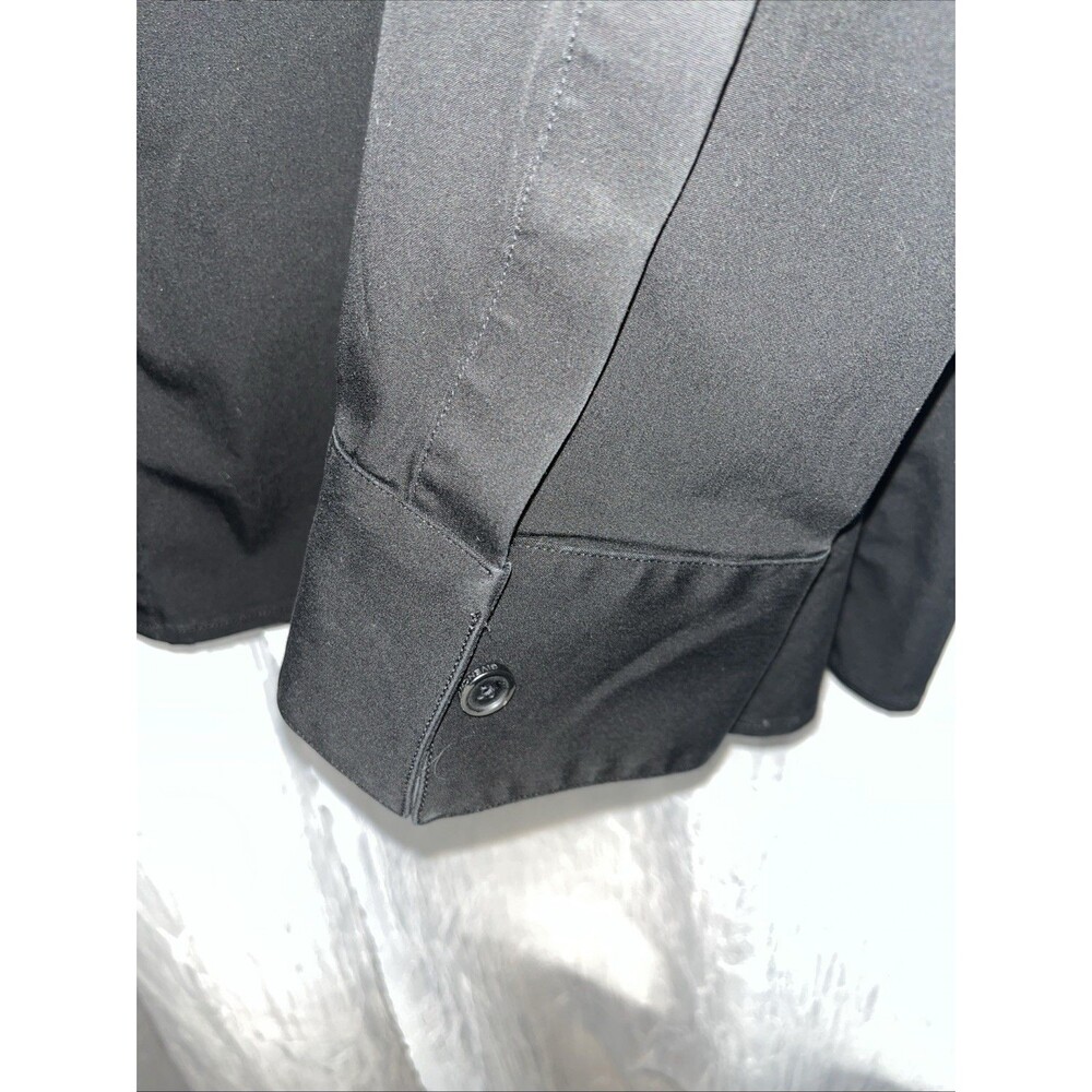 GIVENCHY x TIFFANY & CO MEN black COTTON Placket Front SHIRT Size 45 / XXL - Picture 6 of 10